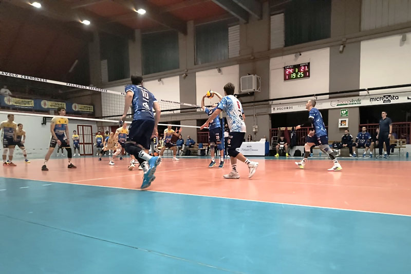 PCR tiene duro per tre set ma si spegne nel finale, rimandata la prima vittoria esterna